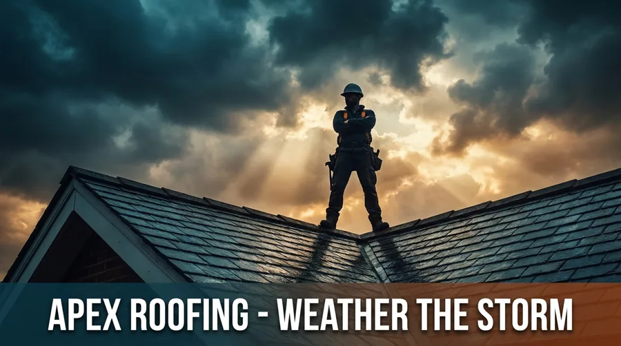 Roofing storm-response ad concept — AI-generated