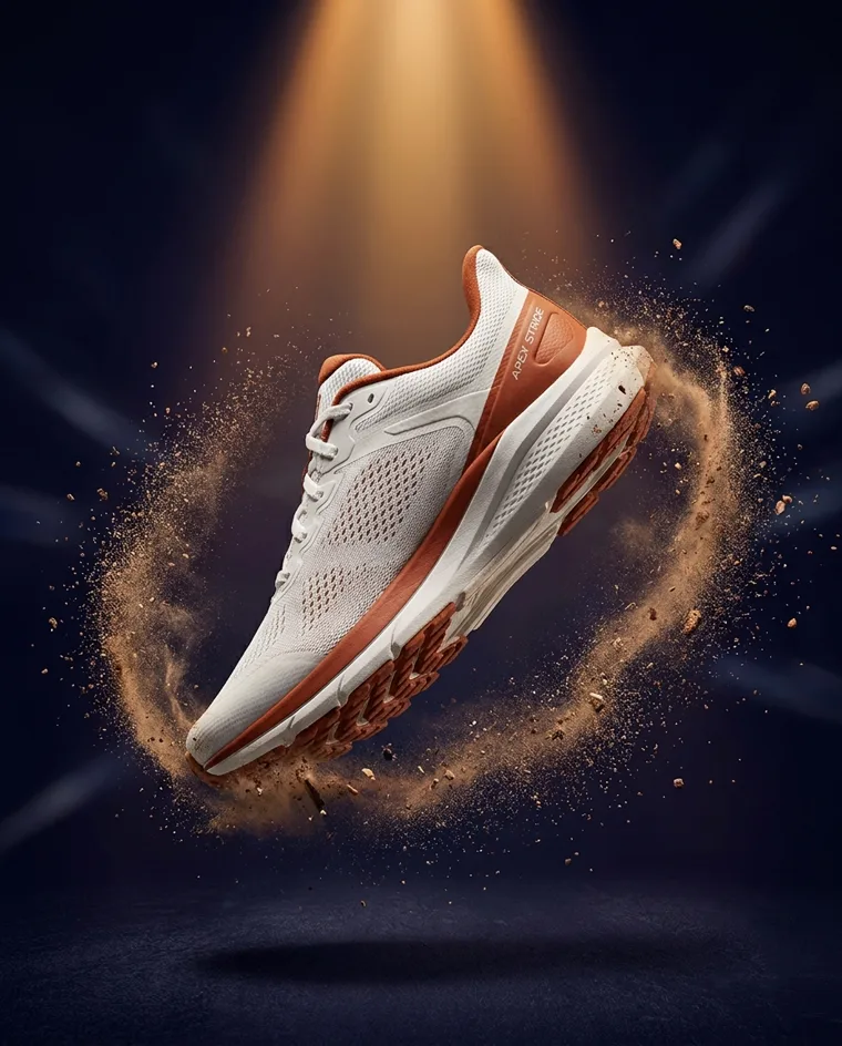 Sneaker drop ad concept — AI-generated